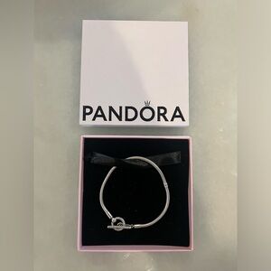 NEW IN BOX Pandora TBar Bracelet 7.5in Sterling Silver